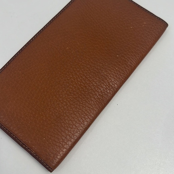 GUCCI Check wallet 7βx3.75β Tan Pebble leather - Picture 6 of 6
